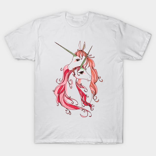 Unicorn Lovers T-Shirt by Aine Creative Designs